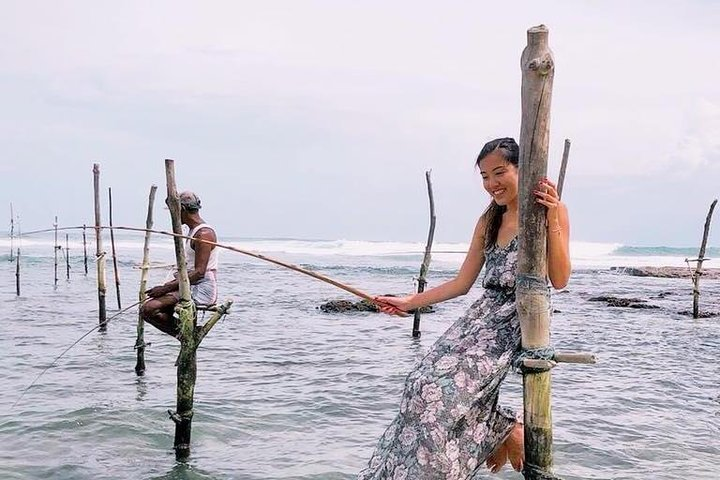 Stilt Fishing Experience, Galle, Srilanka